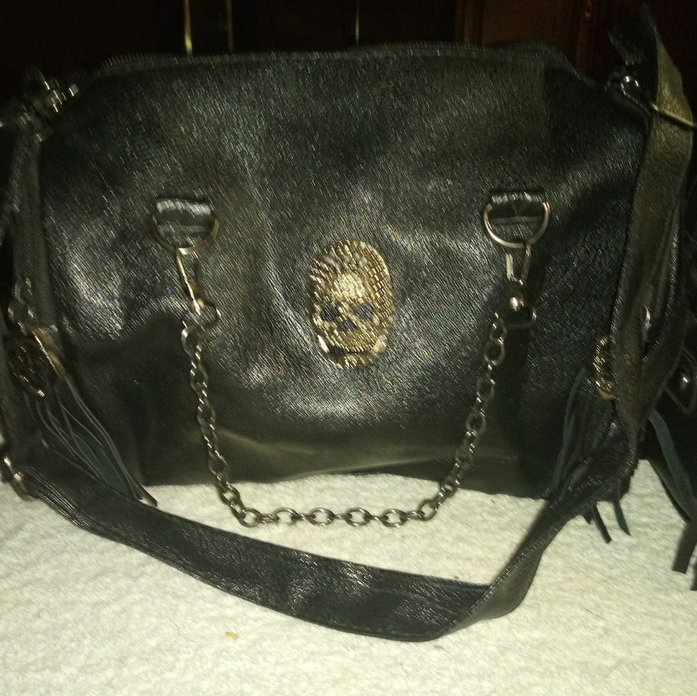 Leather Skull Purse